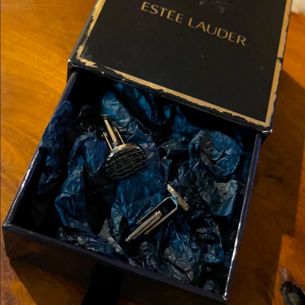 Estée Lauder cuff links